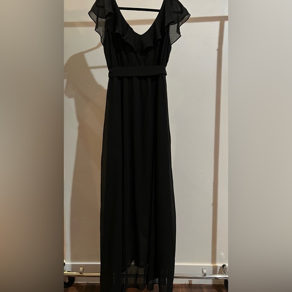 (Black) unused ‘Katy’s ruffle maxi dress’ Baltic Born - Picture 11 of 12